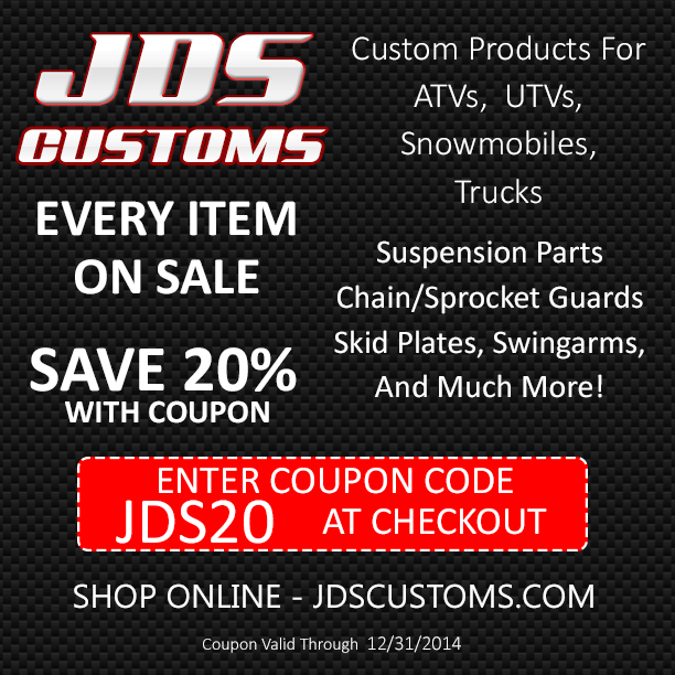 JDS Customs Coupon